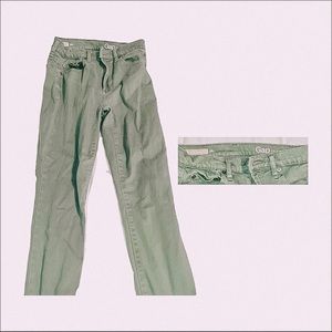 GAP Army Green Skinny Jeans